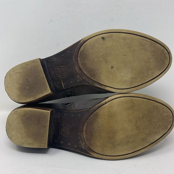 Lucky Brand Basel Bootie, Gray Suede, women’s size 8M, 1.5” heel - Picture 11 of 12